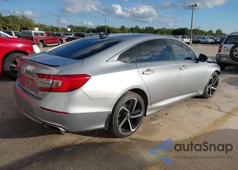 2021 Honda Accord Sport из США, поврежденный, VIN 1HGCV1F30MA123269